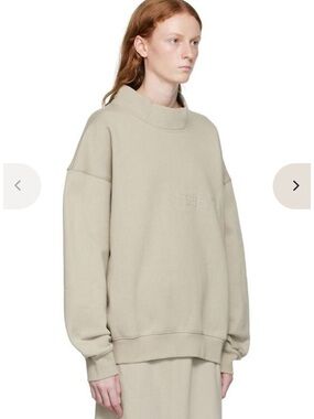 Essentials Gray mock neck sweatshirt XS